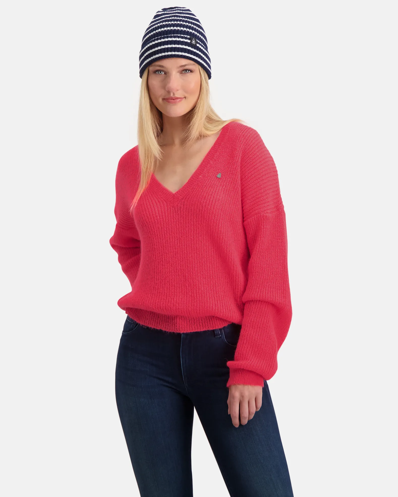 Gemeleerde Mohair Blend Trui Passion