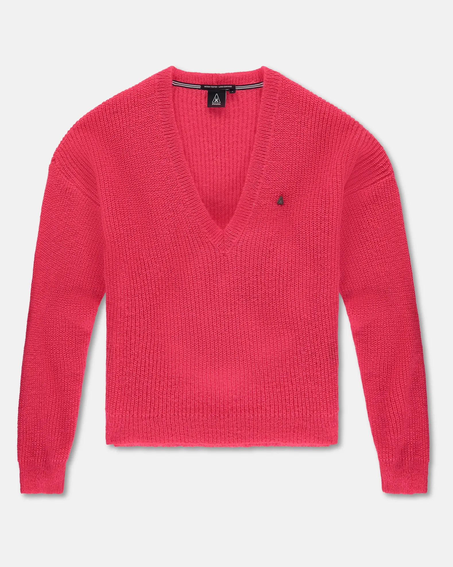 Gemeleerde Mohair Blend Trui Passion