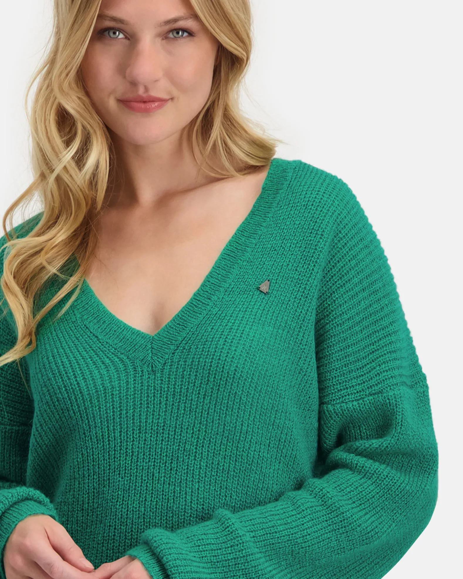 Gemeleerde Mohair Blend Trui Passion